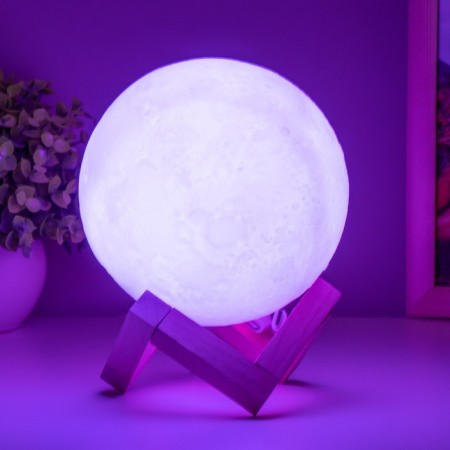 Nightlight "Moon" Led usb d.13 cm-7