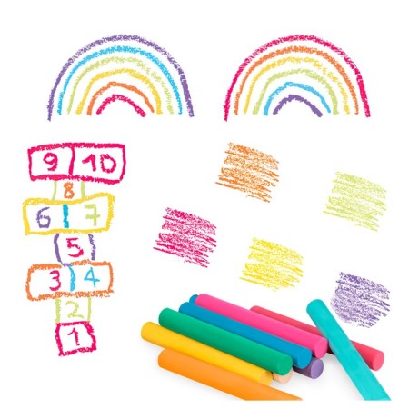 Мелки цветные 10 цветов, JOVI Classcolor, круглые-5