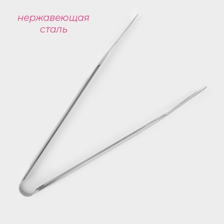 Forceps kitchen shade "Shovel", 304 steel, 24 cm-1