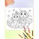 Coloring "Posters for the interior. Kittens and puppies "
