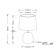 Decorative table lamp Arte Lamp Titawin A5022LT-1GY, E14, 40 W, 16x16x25 cm, gray