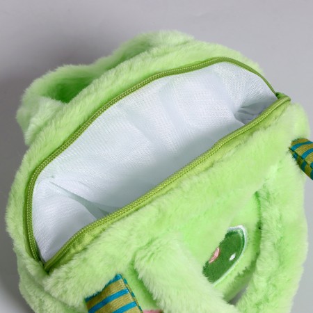 Handbag "Montrustrik", 21 cm, green color-3