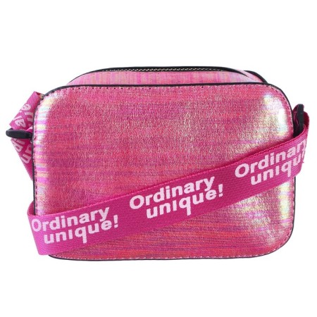 Children's bag with a zipper, 6x11x13 cm, adjustable belt, pink mix-9