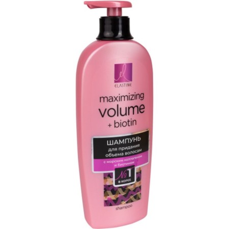 Elastine Marina Collagen hair shampoo, to give volume 680ml-1