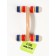 Wooden massage, 15 × 10.5 × 5 cm, 8 wheels, color mix