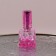 Relief -glass glass bottle, with a sprayer, 8 ml, color mix