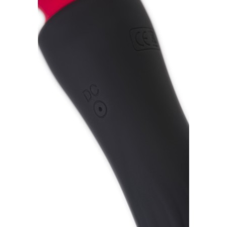 Bilateral vibro -massager Black & Red by Toyfa, silicone, black color, 21 cm-6
