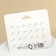 Pusets 12 pairs "Fantasy" Large D = 10 mm, colored in silver
