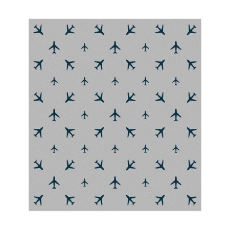 Set of napkins for setting the table "Tourist aircraft", rectangular, size 32x46 cm, 4 pcs-2