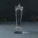 Souvenir glass stele "Star - Do not stop" 6.5x6.5x23 cm