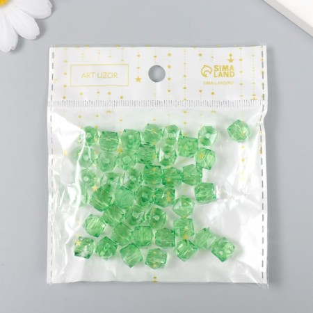 Busins ​​Plastic "Crystal Multicurler. Grass" Transparent set of 20 g 1x1x1 cm-2
