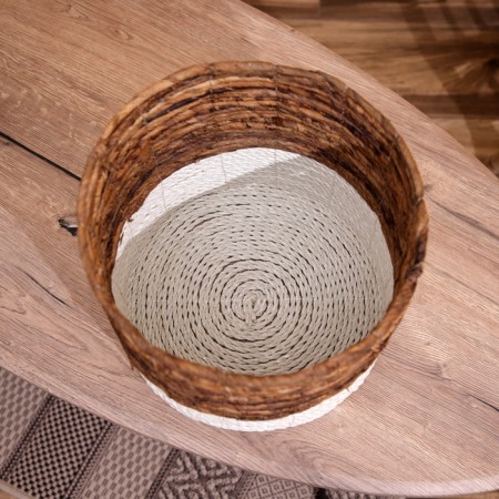 Wicker basket 30x30x25 cm-3