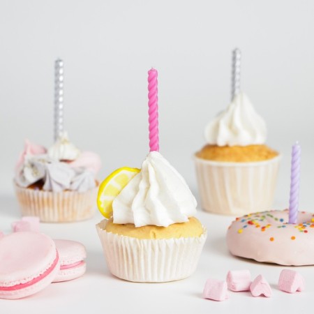 Set of candles for the cake "Happy Birthday", 8 pieces, Minnie Mouse-4