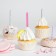 Set of candles for the cake "Happy Birthday", 8 pieces, Minnie Mouse