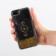 IPhone 7.8 phone case with sparkles inside Stars, 6.8 × 14 cm