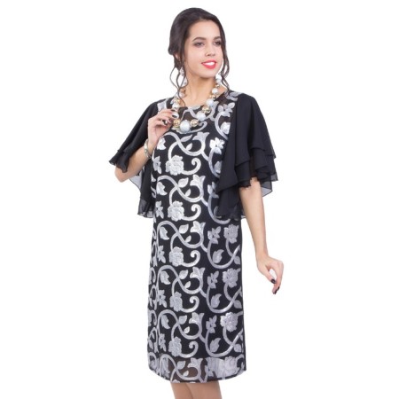 Women's dress, size 42, black color