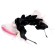 Carnival rim "anime ears" with a black bandage