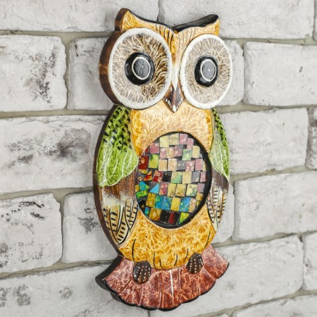 Wall panel "Owl - Rainbow" 28x16x1.6 cm-1