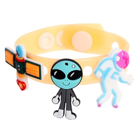 Dear Bracelet "Jibats: Cosmos", glowing, silicone-1