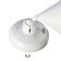Sconces with the Lodgio movement sensor LED 1W 6000K USB AKB White 6.4x8.2 cm