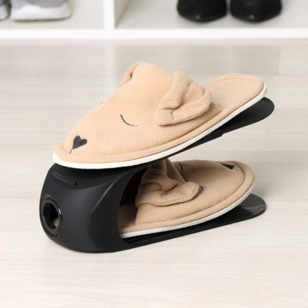 Shoe storage, 28 × 10 × 14 cm, black color-1