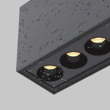 Ceiling light Outdoor O309CL-L10GF3K, 10W, 5x15x8 cm, LED, 700LM, 3000K, graphite color