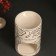 Aroma lamp ceramics "You are free" white 7.2x7.2x11.6 cm