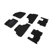 3D mats for Hyundai Santa Fe IV, 2018-2020, kit