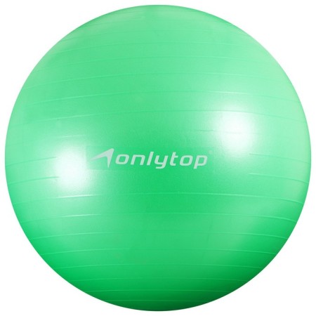 Fitball ONLYTOP, D = 75 cm, 1000 g, anti -wings, green color-2
