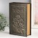 Safe-book wood to the leatherette "Flowering" 27x18x7 cm