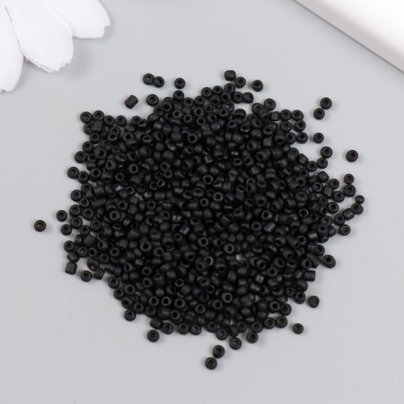 Beads "Astra" 11/0, 20 grams (M49 Cherny/Open)-1