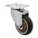 Furniture wheel Cappio d = 75, on the site, rotary, soft move, tpr coating