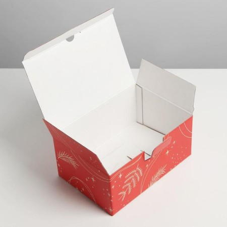 Folding box "Gift for you", 22 x 15 x 10 cm, new year-6