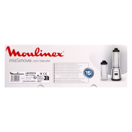 Bleader Moulinex LM15FD10, stationary, 300 W, 1 L, 1 speed, silver-7