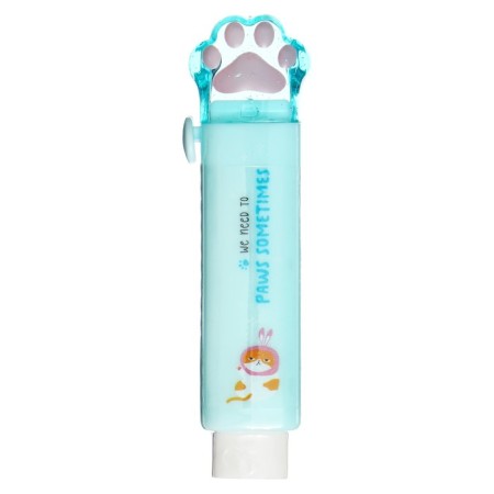 Eraser Meshu "Cat PAW", 93*28*17mm, thermoplastic rubber, plastic case-2