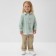 Children's shirt minku: jeans collection, mint color, height 110 cm
