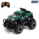 Army radio -controlled jeep, works on batteries, green color