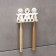 Holder for dental brushes on suction cups, design mix