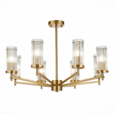 Ceiling Ceiling ST LUCE. SL1233.302.08. Bitonto. 8x60 watts, E14, 76x76x50.7 cm, brass color