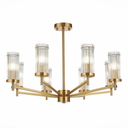 Ceiling Ceiling ST LUCE. SL1233.302.08. Bitonto. 8x60 watts, E14, 76x76x50.7 cm, brass color