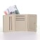 Women's wallet on the button, green color