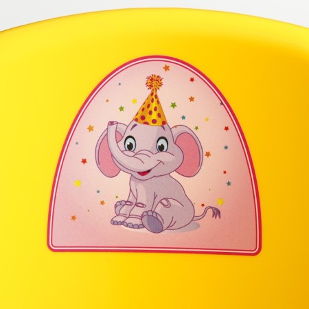 Pot children's anti -slip "comfort" with a lid, a removable bowl, yellow color-6