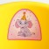 Pot children's anti -slip "comfort" with a lid, a removable bowl, yellow color