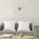 Walls Wall Interior, 3D "Butterflies", silent, large, D-15 cm, 20.5 x 20.5 cm