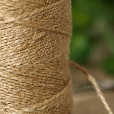 Judkey twine for garter plants, 100 m, 1200 teks, 2 threads, jute, Greengo-1