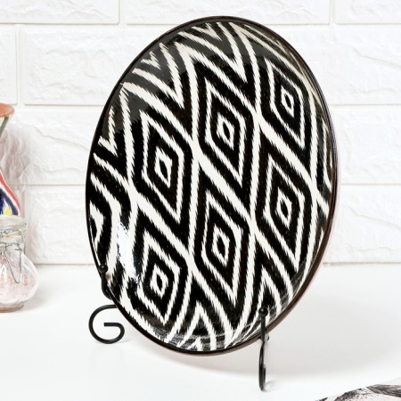 Lryagan Round Rishtan Ceramics 28 cm, Atlas in Dagger Pack-3