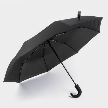 Automatic “plain” umbrella, 3 additions, 8 knitting needles, r = 48 cm, black color-2