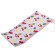 Mill for bathing from a flannel, for a girl, pink, yellow color, mix drawing
