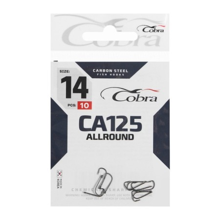 Cobra Allround hooks, series CA125, No. 14, 10 pcs.