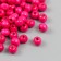 Beads for creativity tree "bright pink" d = 0.8 cm set 20 g